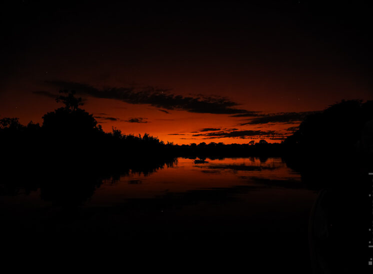 Glühen vor dem Sonnenaufgang