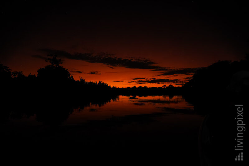 Glühen vor dem Sonnenaufgang